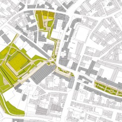 Progetto di riqualificazione urbana (Chieri), planimetria generale