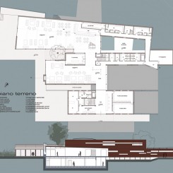 Nuova Clubhouse (Massarosa), tavola di progetto