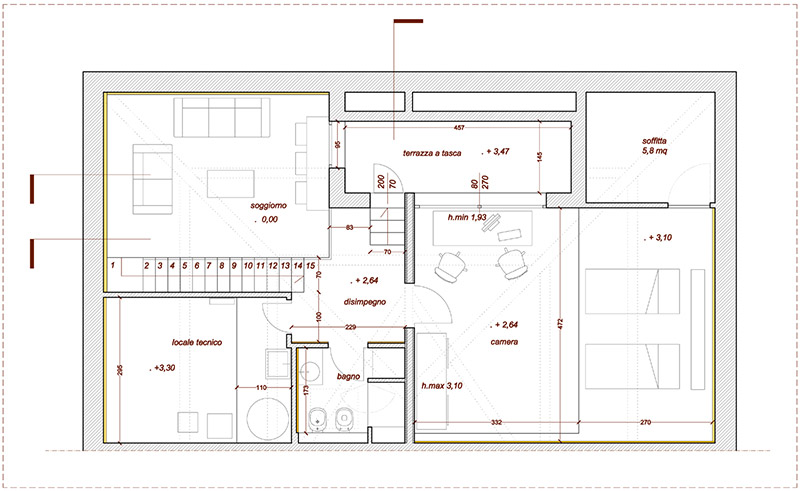 Progetto casa 120 mq. excellent progetto casa 120 mq with progetto ... Planimetria casa 120 mq
