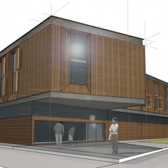 Progetto di riqualificazione urbana (Chieri), rendering