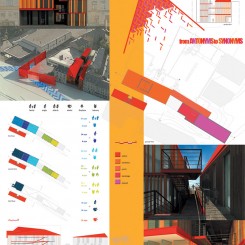 Progetto di riqualificazione urbana (Trondheim), tavola di progetto