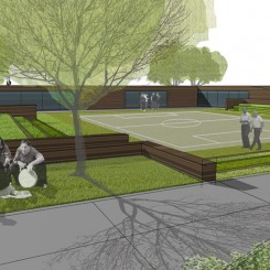 Progetto di riqualificazione urbana (Chieri), rendering