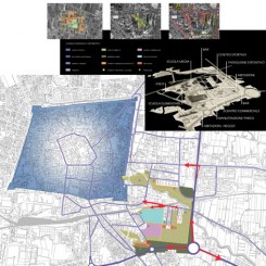 Riqualificazione urbana (Pistoia), tavola di progetto