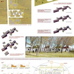 Progetto per residenze sociali (Vigonza), tavola di progetto