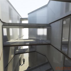 Progetto di edifici ad uso residenziale e terziario (Brescia), rendering