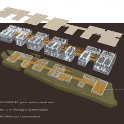 Progetto per residenze universitarie (Perugia), schemi funzionali